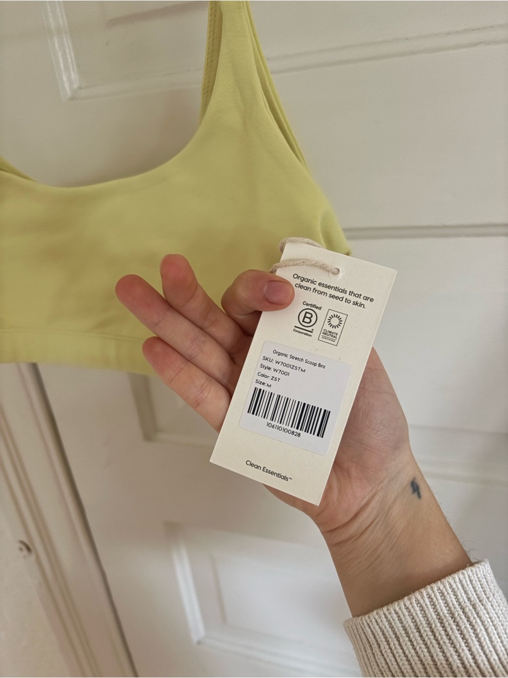 MATE the Label “Zest” Organic Stretch Scoop Bra - Picture 4 of 5